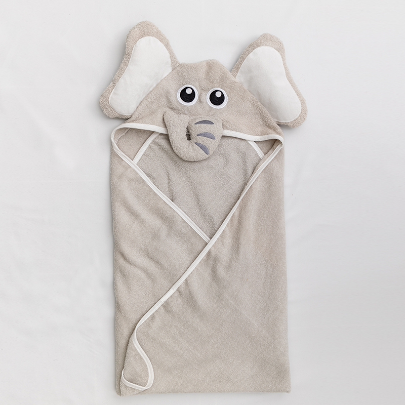 Baby Bath Cape With Embroider