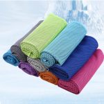 Summer cold exercise towel